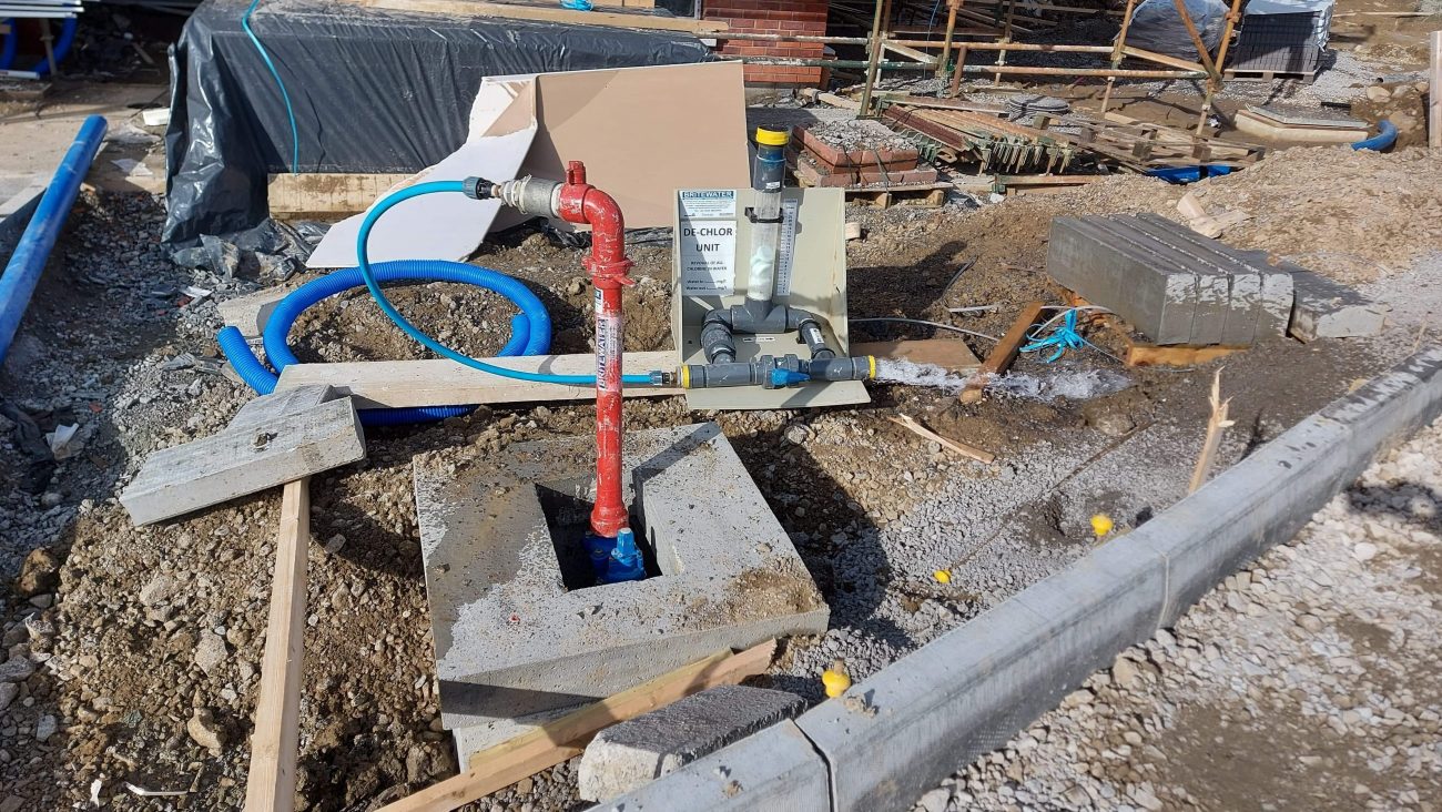 Chlorination and Disinfection of Water Main in Drogheda, Co. Louth